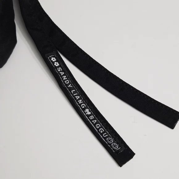 NWT BAGGU X SANDY LIANG - MINI BOW BAG - BLACK - Picture 4 of 8